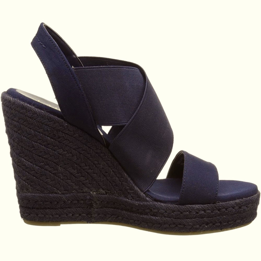 Black Ralph Lauren Erica wedge.